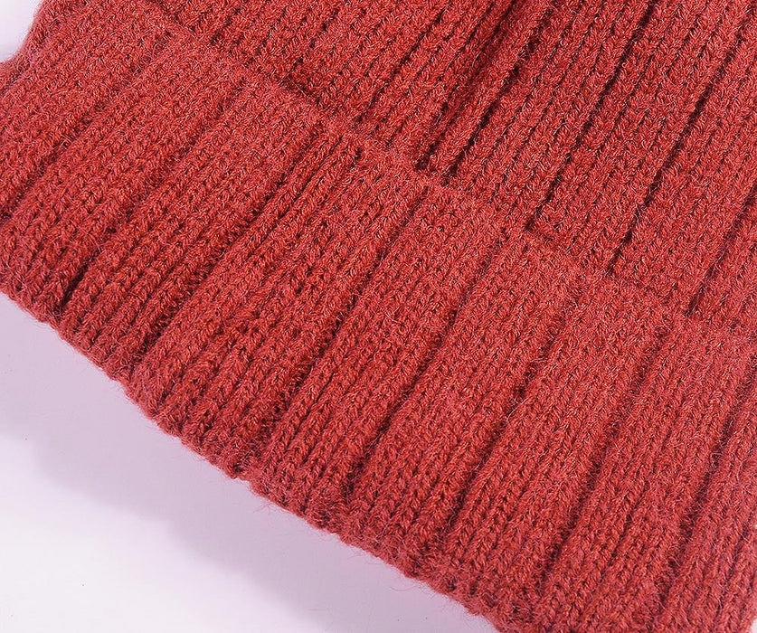 Red Knitted beanie