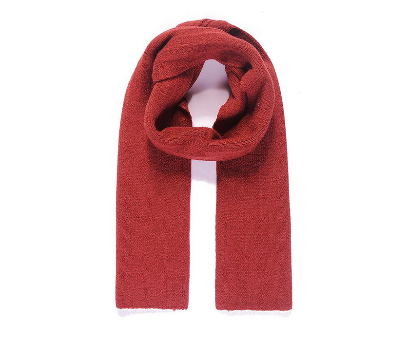 Red Knitted scarf