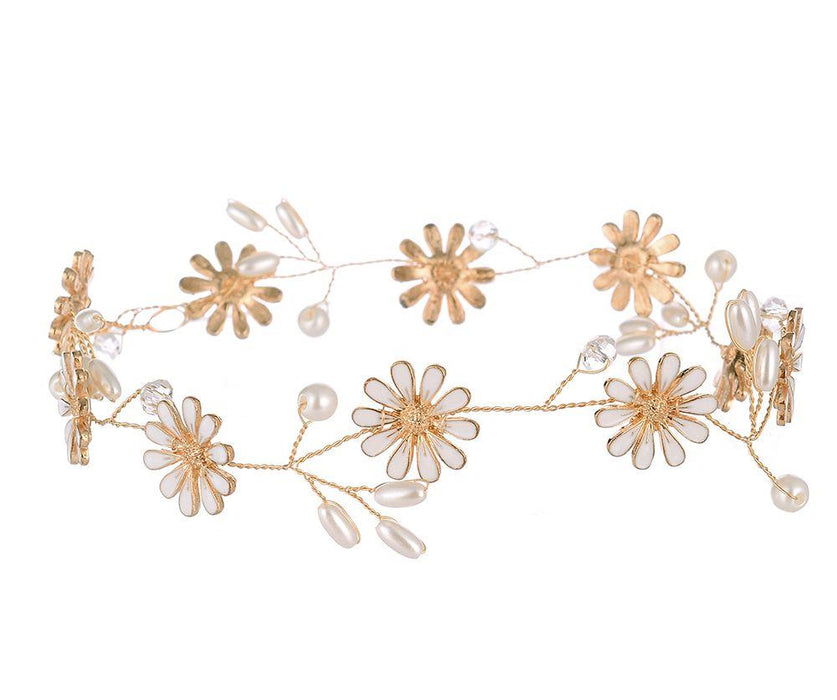 Daisy Hairband with Pearl detail