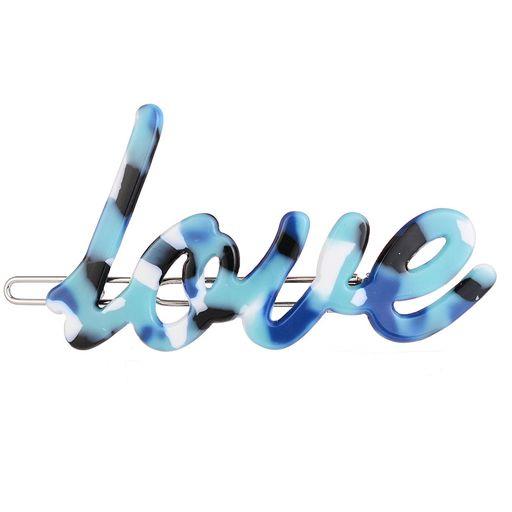 Blue Love Hair Clip