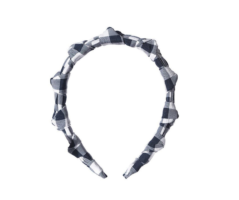 Knotted Check Headband - Pack of 10pcs