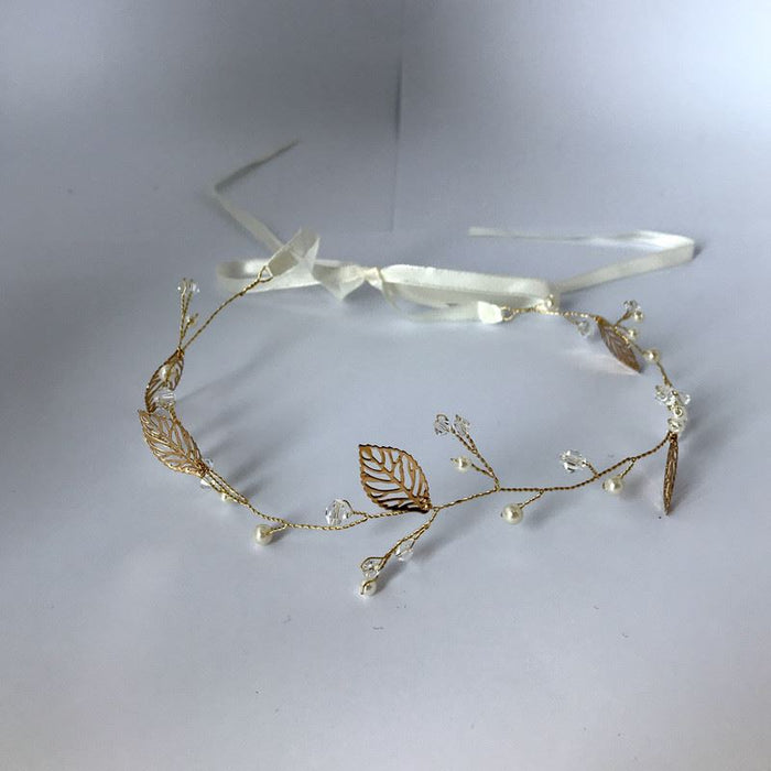 Gold Leafy Hair band